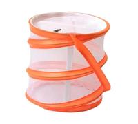 Hellery Butterfly Observation Cage, Foldable Terrarium, Breeding House, Transparent Metal Mesh Incubator for Nature Discovery And Observation, Orange
