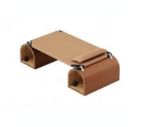 Hellery Cat Tunnel Bed Pet Cot Hammock Elevated Tunnel Area Wooden Build Cloth washable and detachable suitable for home use studio flats pet households, Brown