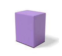 Hellery Children Training Bench Stretch Block Exercise Aid Support Prop With Stable Foam Canvas Cover suitable for young dancers stretching routines studio use, Purple 30x40x50