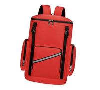 Hellery Cleaning Tool Backpack, Bag, Water-resistant, Portable, Multifunctional Tool Organizer, Tool Storage Bag for Electricians, Red