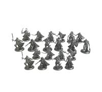 Hellery Collection of 20 Miniature Ancient Figures for Sand Table Activities, Silver