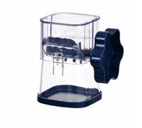 Hellery Compact Manual Nut | Transparent Rectangular Container, Manual Food, for Meal Prep, Home Cooks, Navy Blue