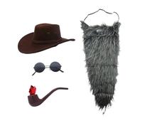 Hellery Cowboy Hat And for A Stage Performance at The Carnival, gray