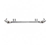 Hellery Double Bass Drum Pedal Drive Shaft Replacement Aluminum Drive Shaft with Universal Joints Metal Adjustable Bass Drum Pedal Connecting Rod for Drummers