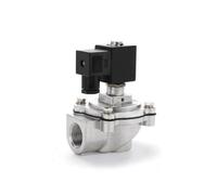 Hellery Dust Collector Valve Electromagnetic Mechanism Diaphragm Aluminum Alloy Body With Sealed Bolted Design Suitable for, DN20 6分, YDMF-Z-20 AC220V Black No Wire