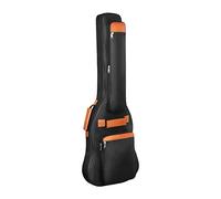 Hellery E-bass Bag, Oxford Guitar Bag, Double Shoulder Straps, Reinforced Seams, Dust Cover with Accessory Compartment for Music School, Band Practice, Guitar