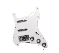Hellery Electric Guitar Pickguard, Pre-Wired, Professional, Direct Replacement, Modern Guitar Parts, White