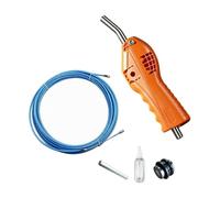 Hellery Electrical Conduit Routing Aid Flexible Electrical Wire Threader Tool Wear-Resistant for Electricians, Job Sites, 15m Cable