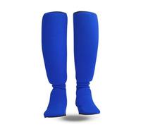 Hellery Fighting Arts Shin Guards Snug Fit Shin Instep Guards Stretchable Instep Guard for Fighters, Athletes, Array, 蓝色, M