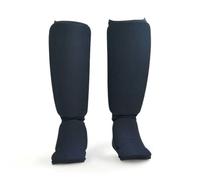 Hellery Fighting Arts Shin Guards Snug Fit Shin Instep Guards Stretchable Instep Guard for Fighters, Athletes, Array, Black, XS