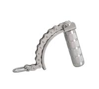 Hellery Forearm Exercise Handle Knurled Wrist Training Handle Curved for Athletes, Climbers