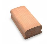 Hellery Fretboard Curvature Sanding Block Beech Wood Fingerboard Curvature Sanding Block Easy to Grip for Fretwork, 16
