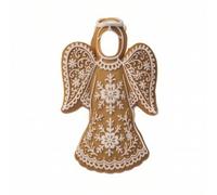 Hellery Gingerbread Angel Costume Christmas-Ted Gingerbread Costume Icing-Style Seasonal Attire for Actors, School Plays, Ted, Kids Gingerbread Angel Costume