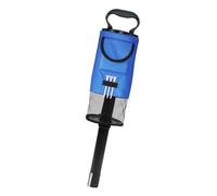 Hellery Golf Ball Retriever, Shag Bag for Your Bag, Tee Holder for Golfers, Golf Ball Gripper, Gift Idea, Blue