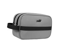 Hellery Golf Handbag Portable Ball Bag Golf Tee Holder Golf Accessory Bag with Elegant PU Water-Repellent Zipper for Men And Women, Gray