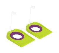 Hellery Golf Putting Set with Flag Holder, Lightweight And Stable, Including Ball Return Accessories, for Training in The Garden And on The Terrace, 2PC