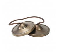 Hellery Hand Cymbals Compact Finger Cymbals Traditional Sagats for Practitioners, Sound Healing, Physical Discipline, 8.5 Cm