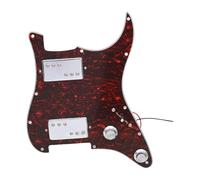 Hellery HH Guitar Pickguard, Equipped with Pre-wired Pickguard, Two Humbucker Coils, Directly Replaces The Pickguard Assembly