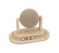 Hellery Interactive Wooden Pet Activity Center with Balls And Claw-Shaped