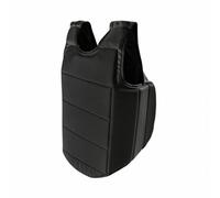 Hellery Karates Chest Protector Secure Stable Fit Fighting Arts Adjustable for Sparring , Black , XS