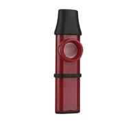 Hellery Kazoo Lightweight with Extra Membranes Easy to Transport Mini Instrument for Keyboard Violin Piano Guitar, Red