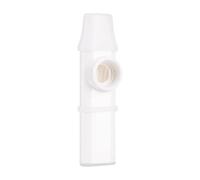 Hellery Kazoo Lightweight with Extra Membranes Easy to Transport Mini Instrument for Keyboard Violin Piano Guitar, White