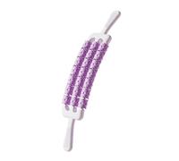 Hellery Manual Massage Tool for Arms and Waist with Grip Handles for Gym Use, Purple
