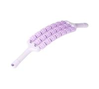 Hellery Massage Roller Sticks, Anti-Slip Handle, Versatile Manual Massager for Body and Muscle Relaxation for Athletic Legs, Purple