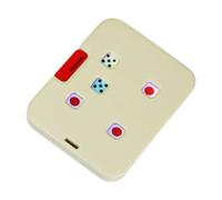 Hellery Mechanical Dice - Unique Tabletop Role-playing Game with Random Elements - Relaxing Entertainment, Portable Tabletop Game for on The Go, White