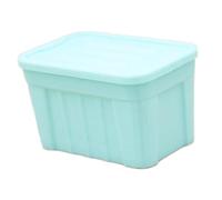 Hellery Miniature 1:12 Scale Storage Box with Lid, Ideal for Decorating A Fairy Garden Diorama Or A Train Station, Green