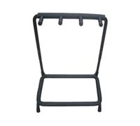Hellery Multi Guitar Rack Space Saving Multiple Guitar Floor Stand Sturdy Metal Frame Universal Instrument Stand for Artists, Studio, Home , 3-Row
