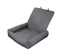 Hellery Multifunctional, Portable Dog Car Cushion Seat for Long Dogs - Practical Dog Bed And Transport Box, Dark Gray