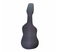 Hellery Music Case Electric Guitar Hard Shell Guitar PU Leather Guitar With Soft Lined Support For rehearsal studio transport home storage, Black