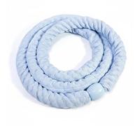 Hellery Padded Fitness Hoop Textured materialCovered Hoop Smooth Connector Exercise Equipment for Home Workout, Light Blue, 2kg