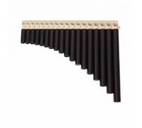 Hellery Panpipes with Carrying Bag Accurately Tuned Panpipes with Manual Easy to Play Panpipe for Beginners, Students, Music Lessons, 18 Pipes Two-Tone Booklet+Bag+Lanyard+Note Stickers
