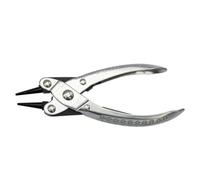 Hellery Parallel Jaw Pliers Precision Hand Tool Clamping Jewelry with Sleek Silver Finish and Stable Parallel Elongated Handles Improve, Round Nose Parallel Pliers