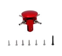 Hellery RC Rotor Head RC Helicopter Accessories Easy to Install Functional Aluminum Maintenance Wear Resistant Replace with Screws, Red