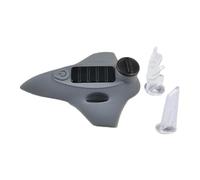 Hellery Rechargeable Helmet Light with Seven Lighting Modes, Lamp, Waterproof And Portable Accessory Suitable for, Gray