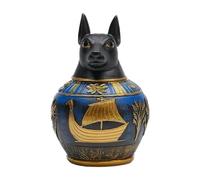 Hellery Resin Pet Urn, Receptacle for Deceased Pets, Decorative And Figure, Antique Sculpture for Home Decoration, Style B