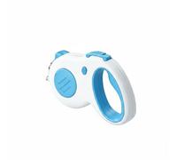Hellery Retractable Leash Dog Rope With Thumb Brake And Degree Guide Reinforced Nylon Strap Alloy Swivel Hook suitable for walking outdoor training hikes, Blue
