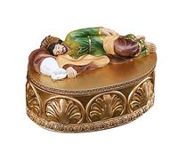 Hellery Saint Joseph Sleeping Statue, Sleeping Figure Resin Catholic Saint Joseph Statue Figure for Religious Gift, Decoration, Collection