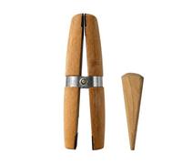 Hellery Secure Jewelry Holding Tool | Hand-Held, Hinged Band Clamp, Ergonomic, for Stone Setting, Bench Work, Jewelers, Wood