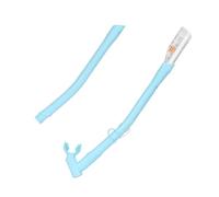 Hellery Snorkel for, Silicone Mouthpiece, Adjustable Length And Breathing Tube for The Pool, Light Blue