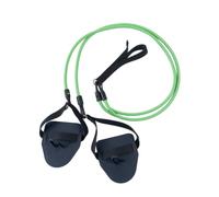 Hellery Swim Training Device Lightweight Swimming Resistance Band Compact Gear for Swimmers, Home, Green, Detachable Model - 50lbs