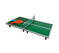 Hellery Table Tennis Table with 2 Paddles, Compact, Removable, Multifunctional, Also Suitable for Card Games.