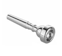 Hellery Trumpet Copper Brass Accessory Universal Part Student Component With Balanced Resistance For Ease Suitable For Beginners Music School Rehearsal, Silver, 7C