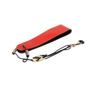 Hellery Universal Saxophone Neck Strap with PU Leather Material for Concerts, red