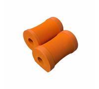 Hellery Upper-Body Press Wrist Support Multi-Functional Core Exercise Support Block Non-Slip Surface Crawling Hand Cushion for Beginners, Home Gym , Orange