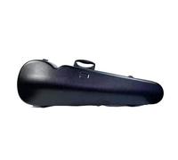 Hellery Violin Case with Shoulder Strap Hard Cover Triangular Violin Case Shielded for Artists, Array, Black, 1/2