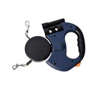 Hellery Walking Leash Full-Sphere Turn Double-Ended Retractable Dog Leash Compact for Routine Pet Walks, Blue Double